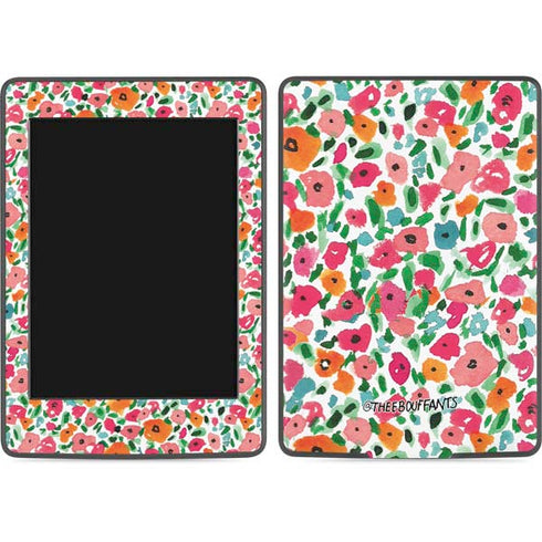 Bouffants and Broken Hearts Watercolor Floral Amazon Kindle Skin